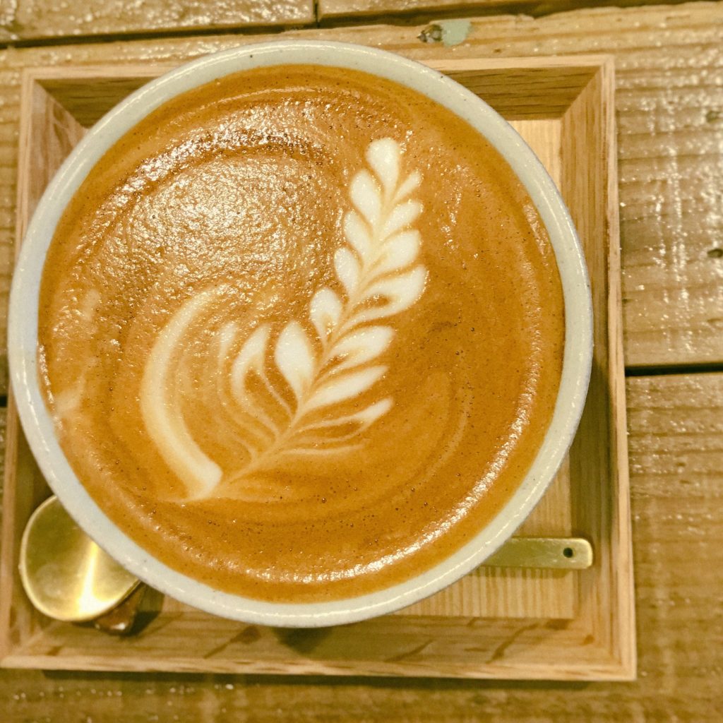 Enjoy latte art！